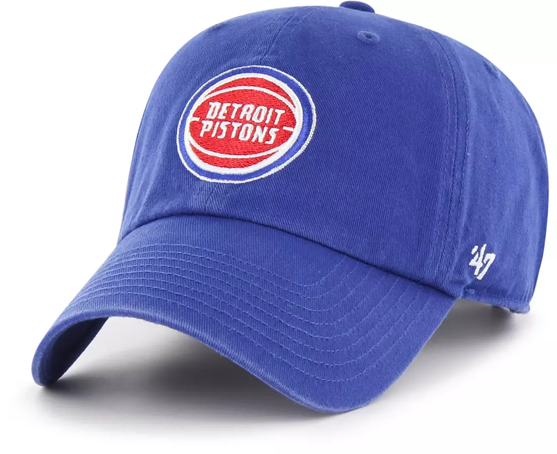 '47 Men's Detroit Pistons Clean Up Adjustable Hat | DICK'S Sporting Goods