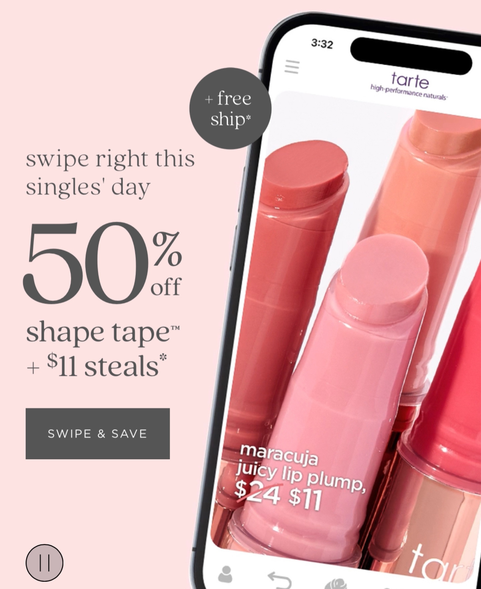 Tarte singles day! Save on all these products! Huge savings!! 
Makes great stocking stuffers!

#makeup #tarte #stockingstuffers #stocking #lipgloss #beauty

#LTKGiftGuide #LTKHolidaySale #LTKbeauty