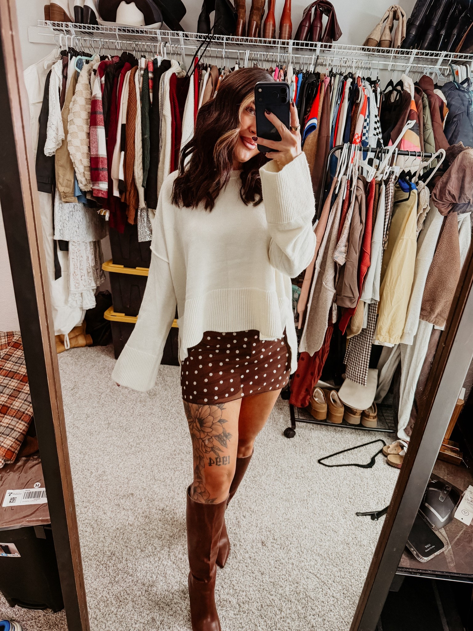 Obsessed with this polka dolt skort. It is on the short side so I recommend sizing up for length. 

#LTKMidsize #LTKStyleTip #LTKSeasonal