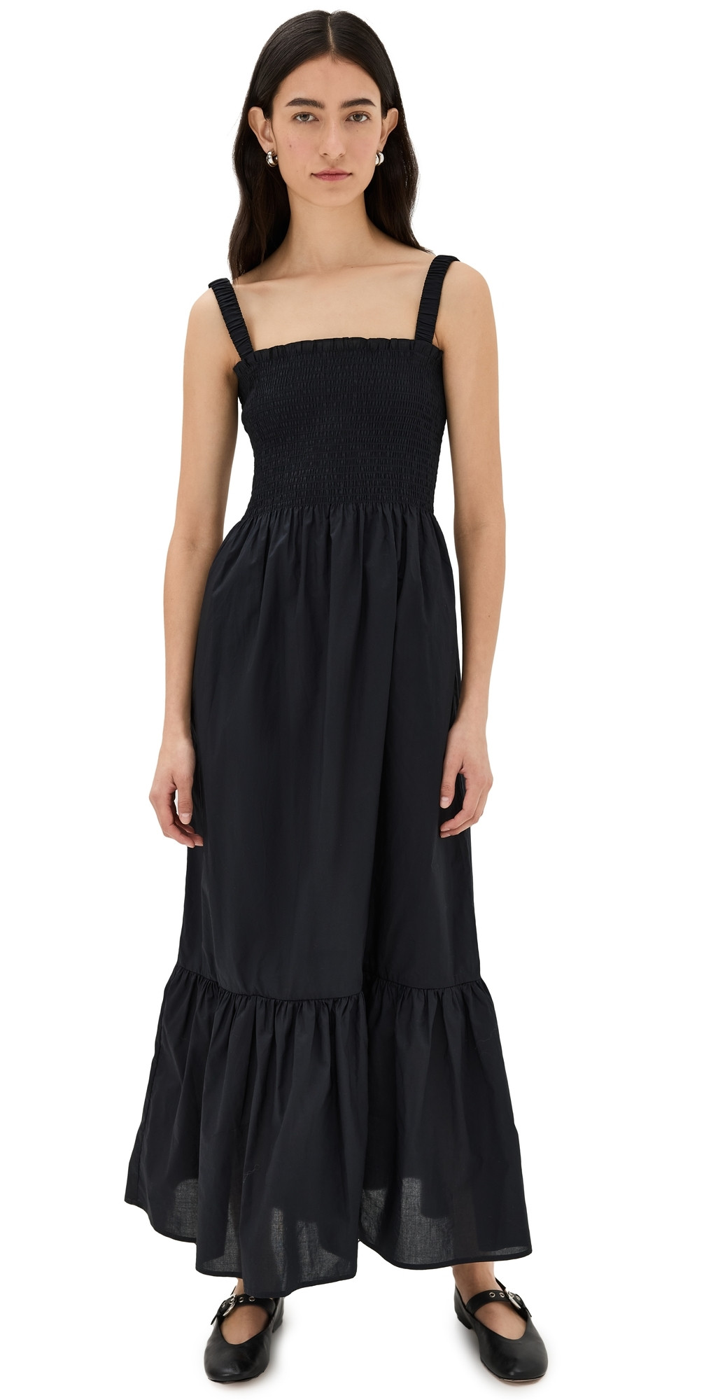 Hill House Home The Anjuli Nap Dress Black XL | Shopbop