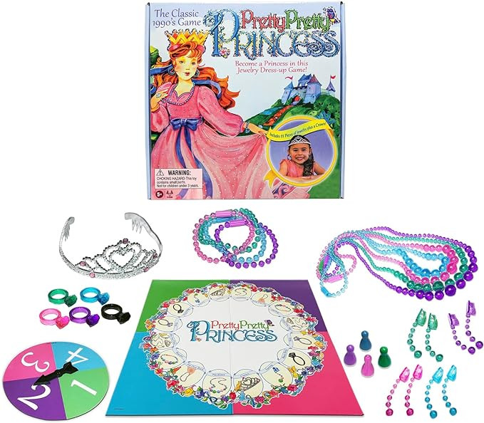 Pretty, Pretty, Princess with 1990's Artwork by Winning Moves Games USA, a Delightful Jewelry Dre... | Amazon (US)