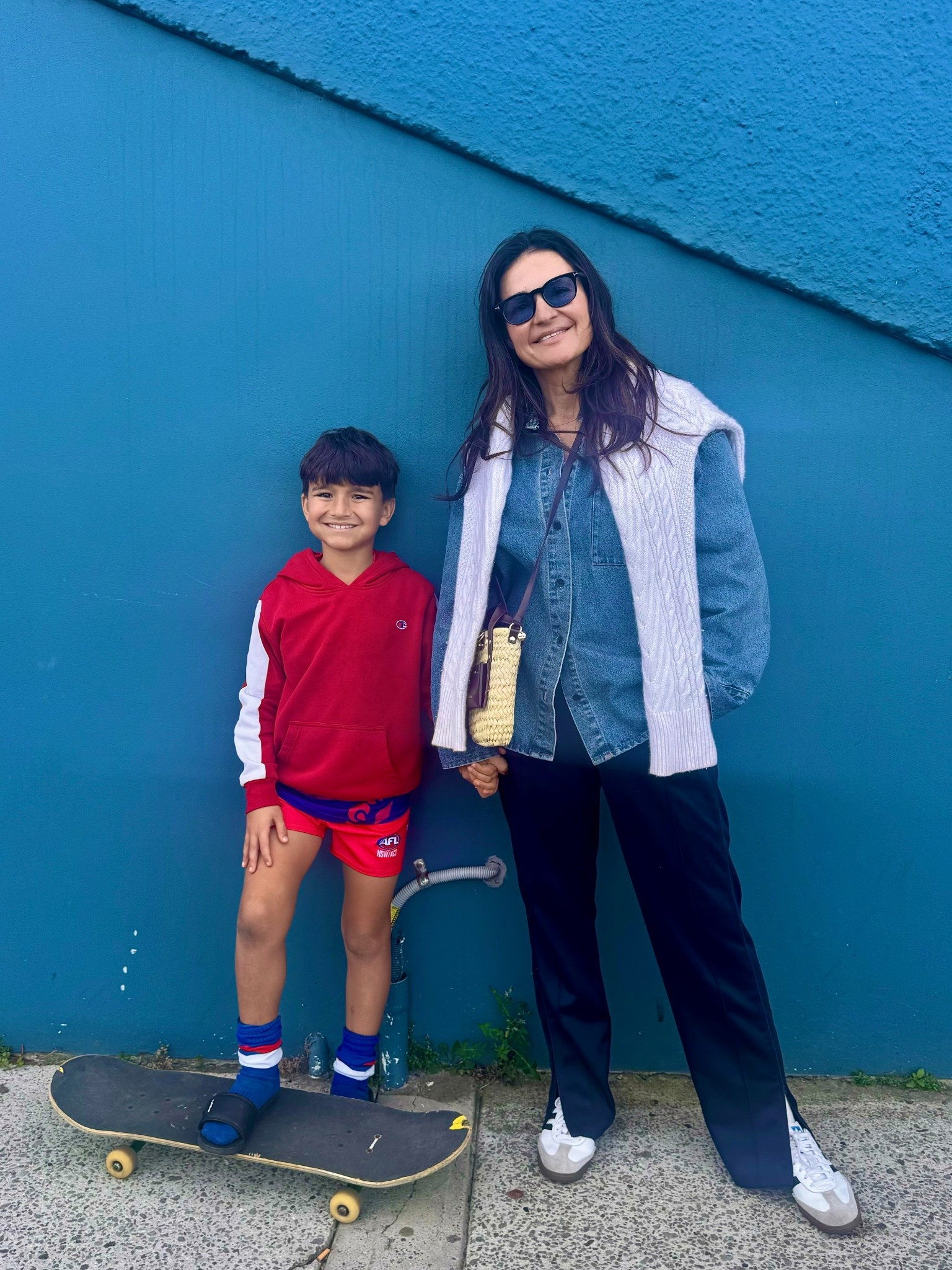 AFL with my boy 🏈
Pants are old Camilla Marc 
Jumper is Rag & Bone (old too) have listed a few alternatives below 💙

#LTKaustralia #LTKwinter