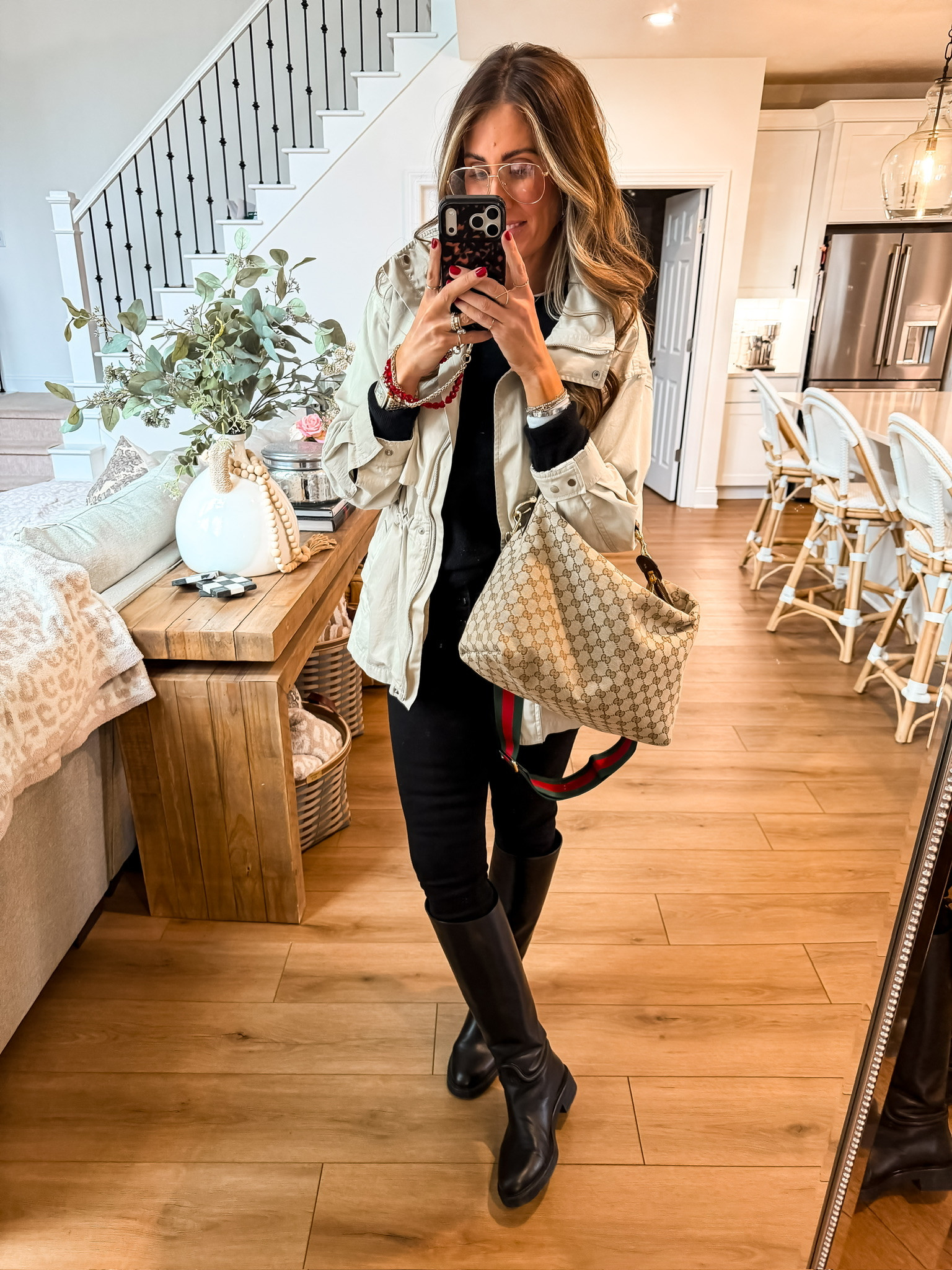 So chic and so pretty! I’m obsessed with this purse that’s goes with any outfit. The cutest date night outfit. Mom approved style effortless purse mom approved jeans luxury purse elevated wear winter outfit inspired date night  themominstyle 

#LTKdayinmylife #LTKmomlife #LTKootd