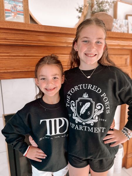 We made our own Taylor Swift gear using blank sweatshirts and heat transfer vinyl. I linked the supplies we used. #TTPD #diy

#LTKkids #LTKfamily