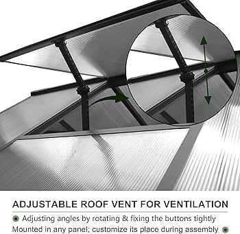 VEIKOU 6’x12’ Greenhouse for Outdoors, Upgraded Rivet Structure with 2 Vents, Lockable Door, ... | Amazon (US)