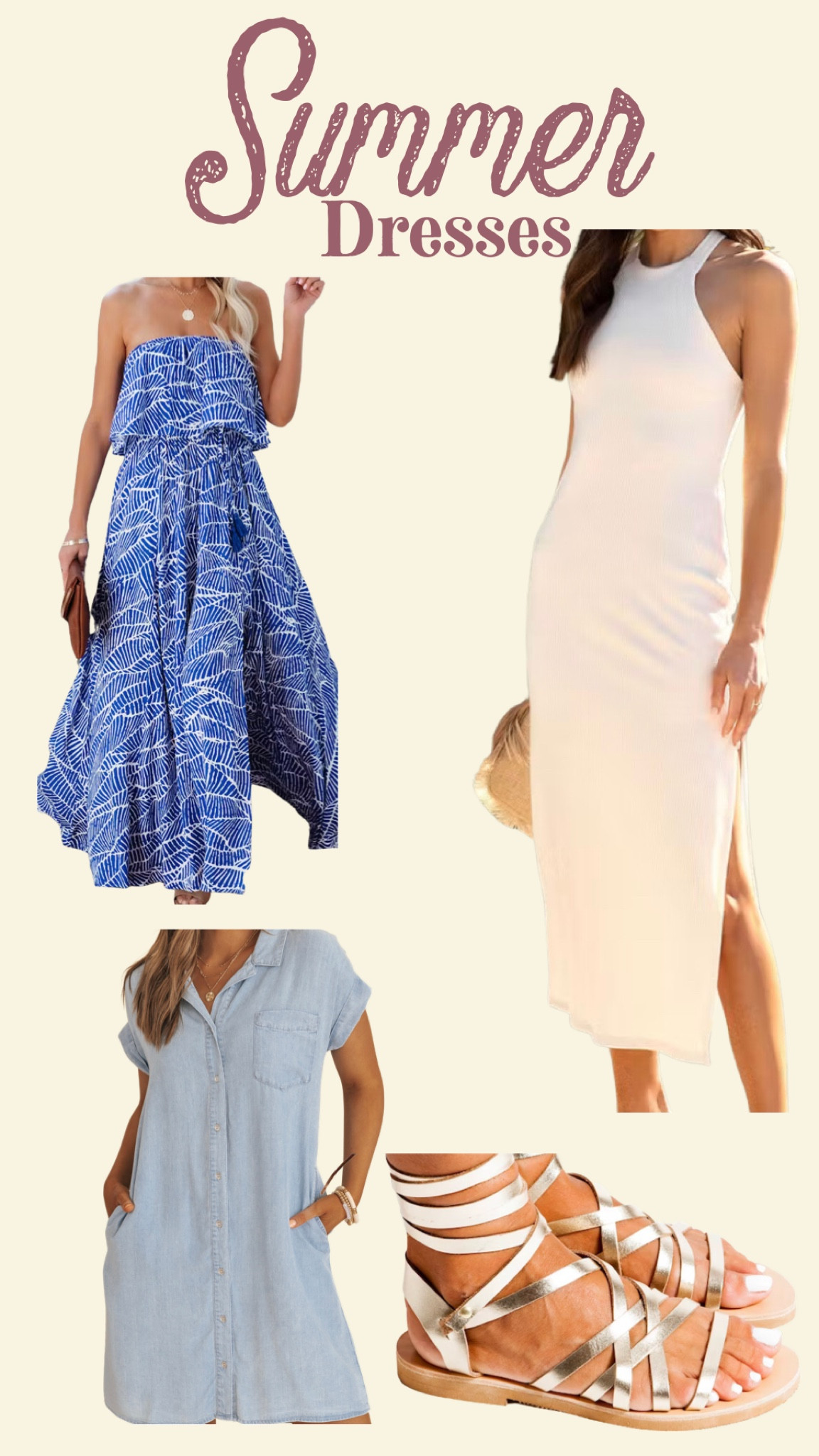 Perfect summer dresses that are great for any occasion. #summer #summerdresses #summeroutfits 

#LTKunder100 #LTKstyletip #LTKSeasonal