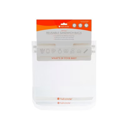 Full Circle 3.5cup 2pk Reusable Sandwich Bags | Target
