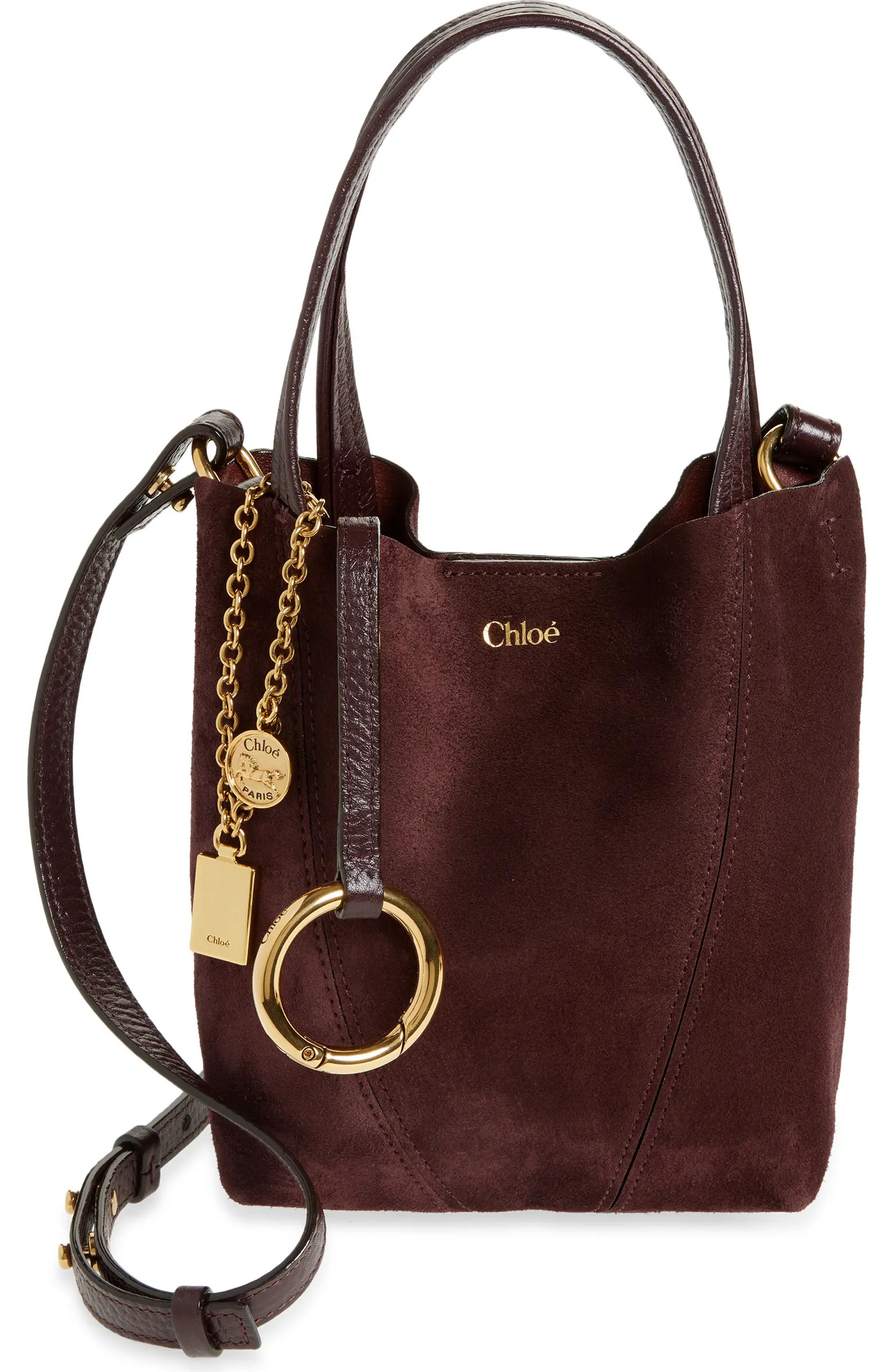 Small Spin Suede Crossbody Tote | Nordstrom