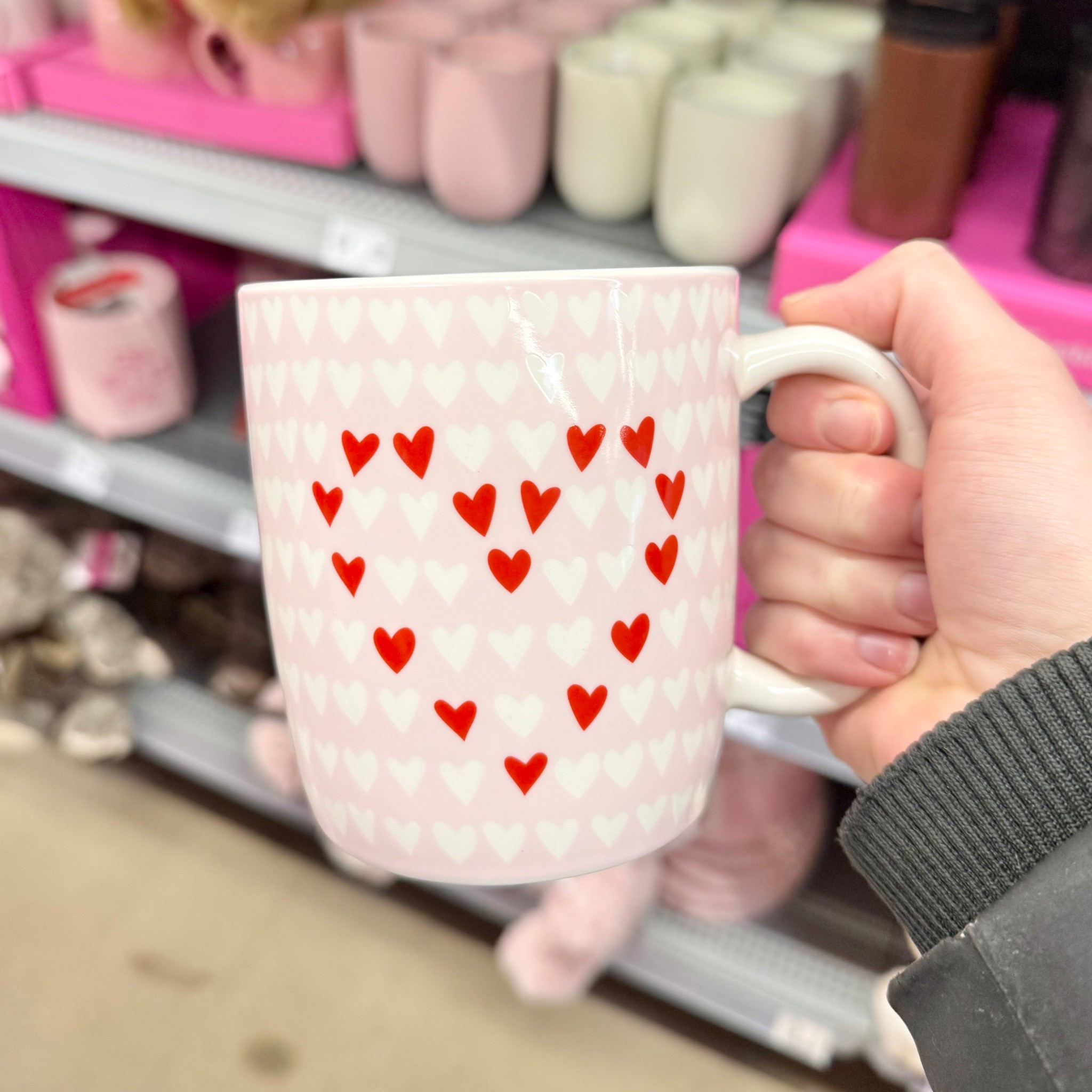 @walmart 
Valentine’s Day by Way to Celebrate 
18.25 oz Hearts Ceramic Stoneware Mug, Pink
$4.88

#LTKFindsUnder50 #LTKSeasonal #LTKHome