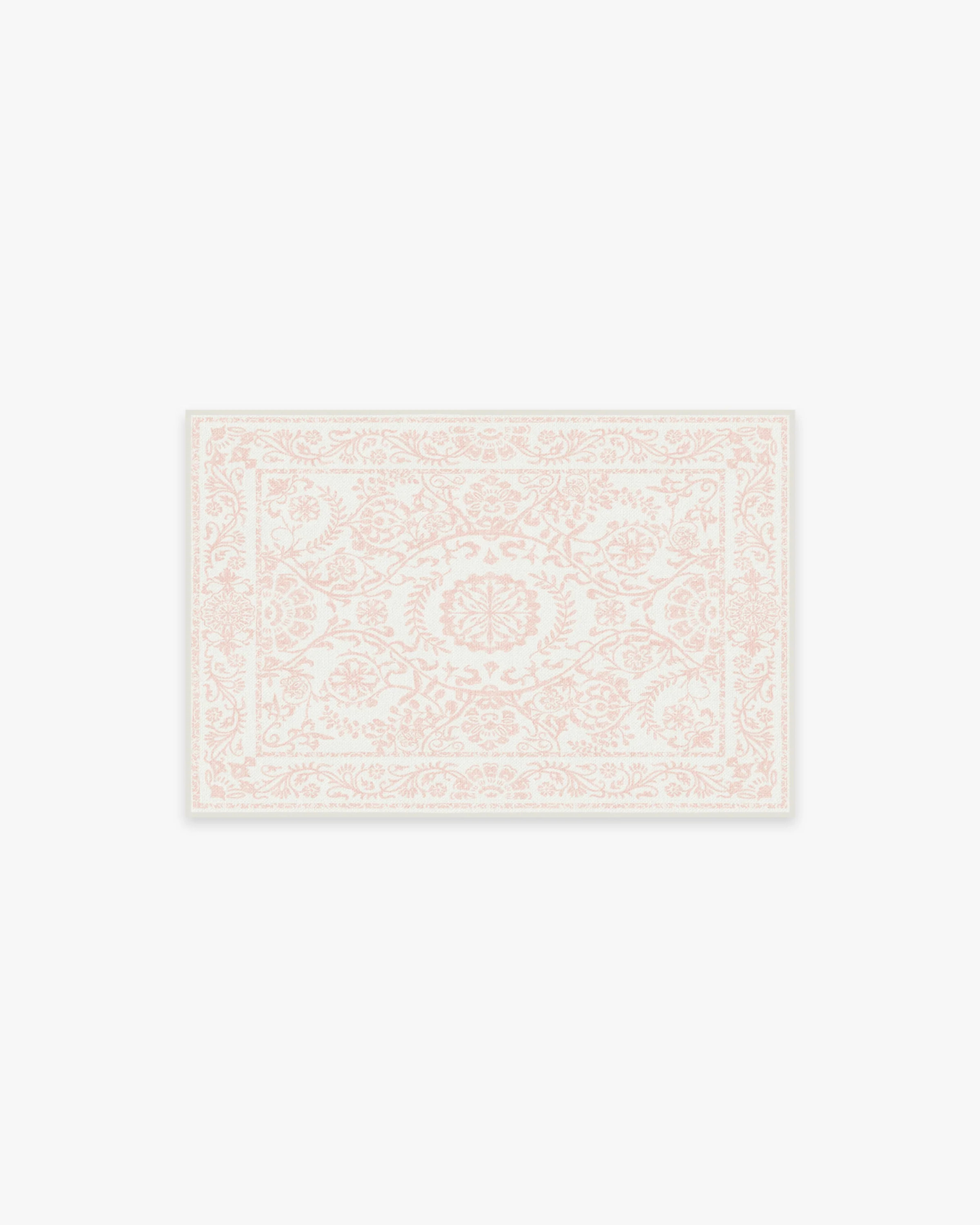 Delphina Powder Pink Flatwoven Rug | Ruggable