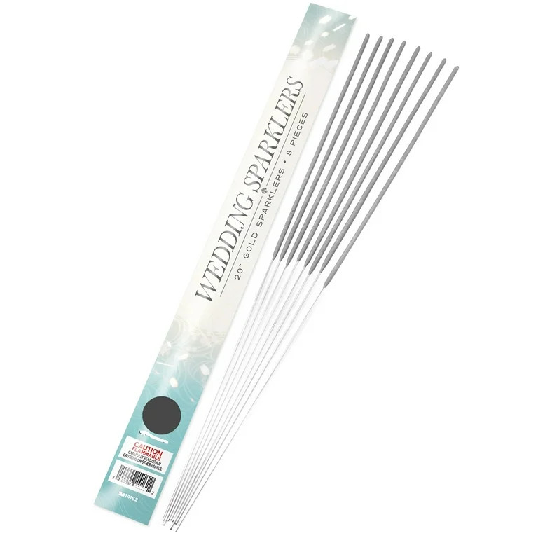 72pc Wedding Sparklers, 20in, 9 Packages of 8 Sparklers | Walmart (US)