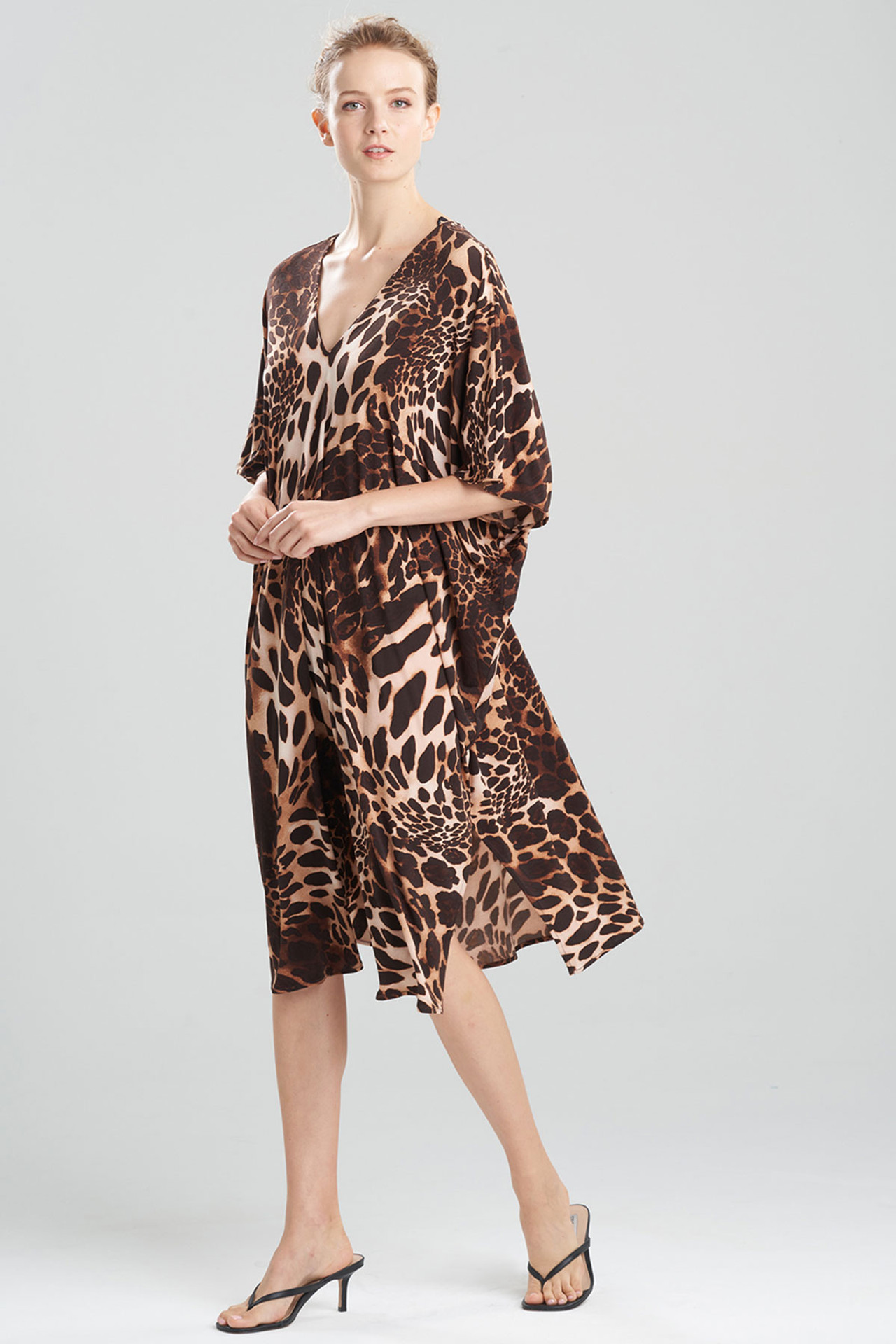 Leopard Jersey Caftan | Natori
