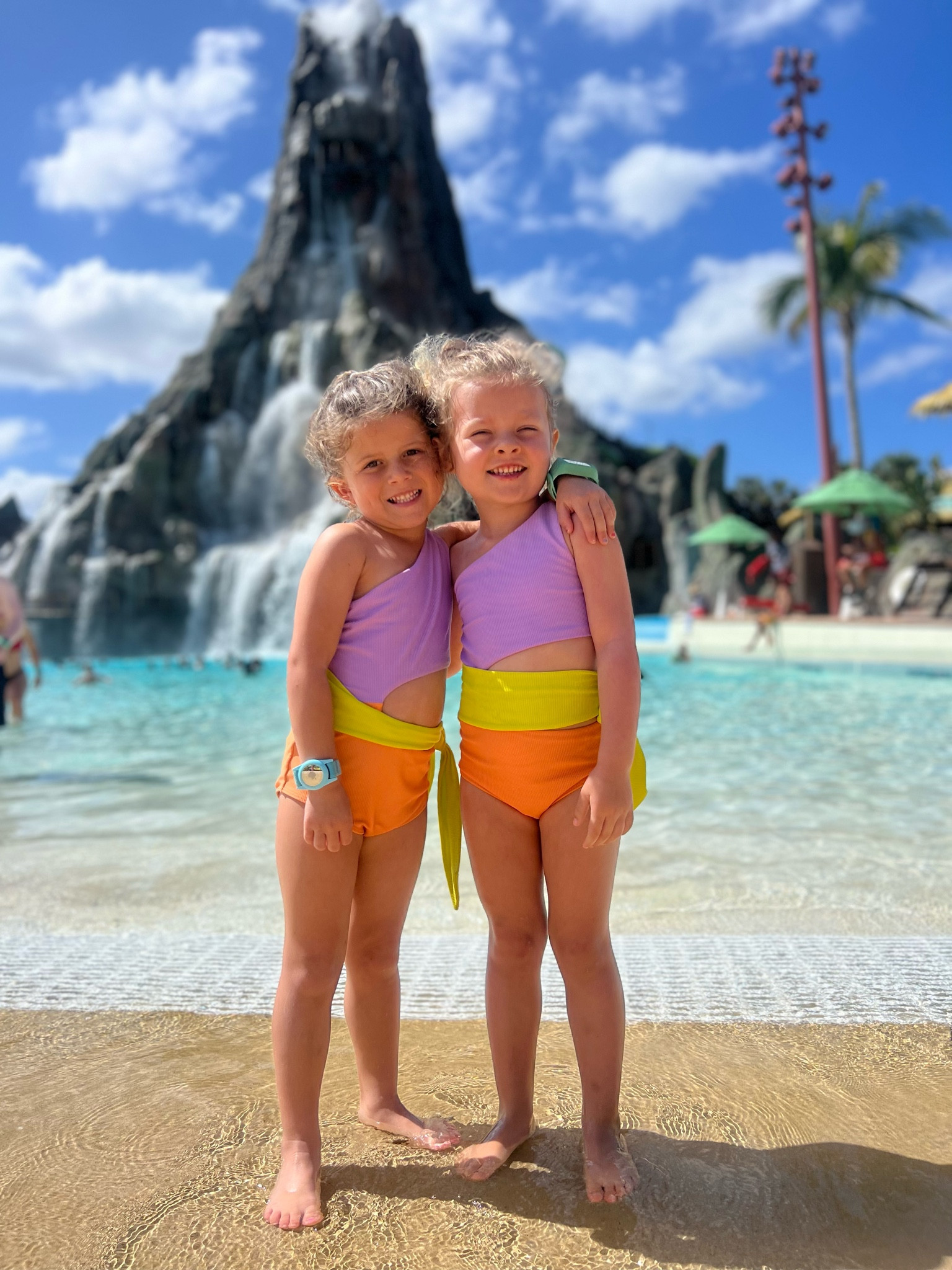 Little girls beach riot swim