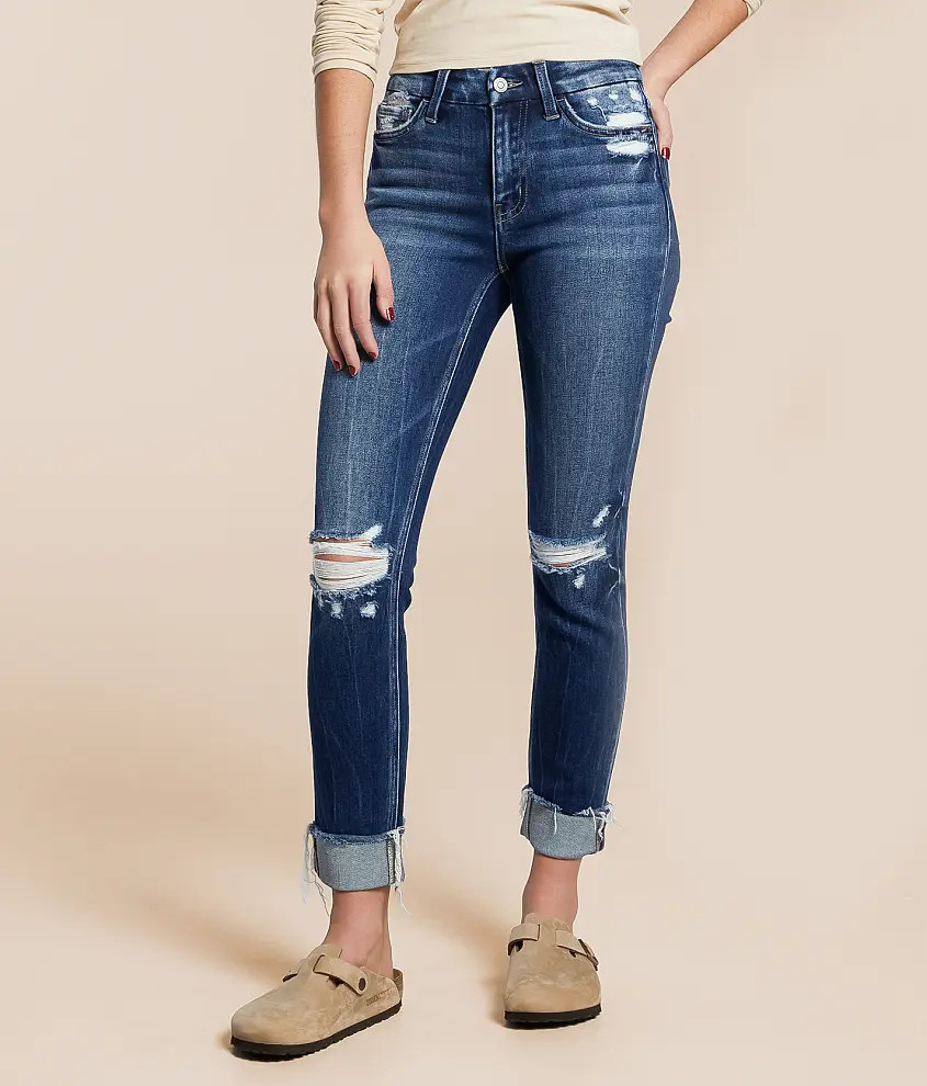 Mid-Rise Ankle Skinny Stretch Jean | Buckle