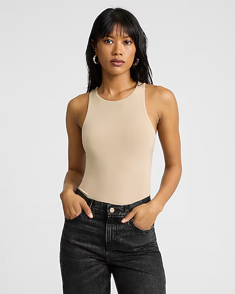 Body Contour Compression High Neck Bodysuit | Express