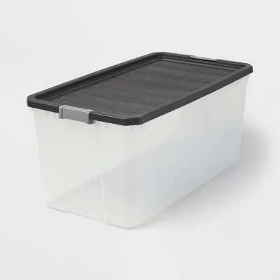 200qt Heavy Duty Latching Clear Storage Box - Brightroom™ | Target