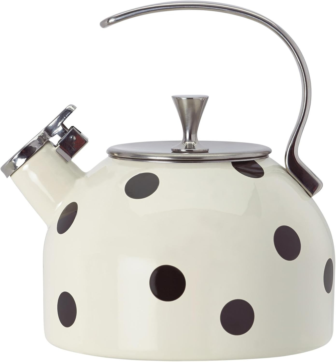 Kate Spade New York Black Deco Kettle, 3.80 LB, Scatter Dot | Amazon (US)