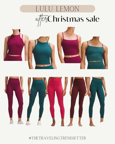 After Christmas sale athleisure wear / sports bras / leggings / Lululemon 

#LTKSeasonal #LTKstyletip #LTKsalealert