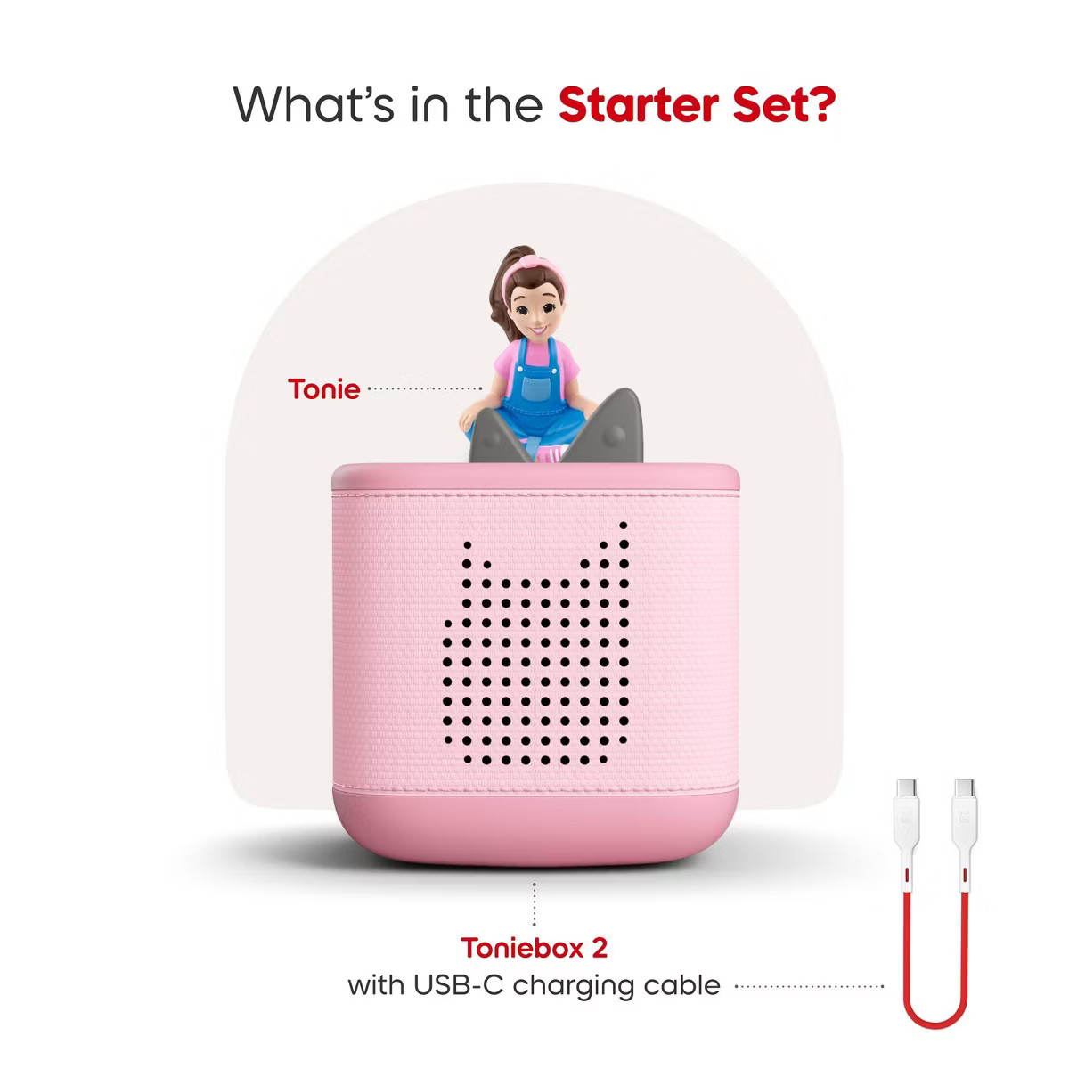 tonies Ms. Rachel Toniebox 2 Starter Set - Cloud Pink | Target