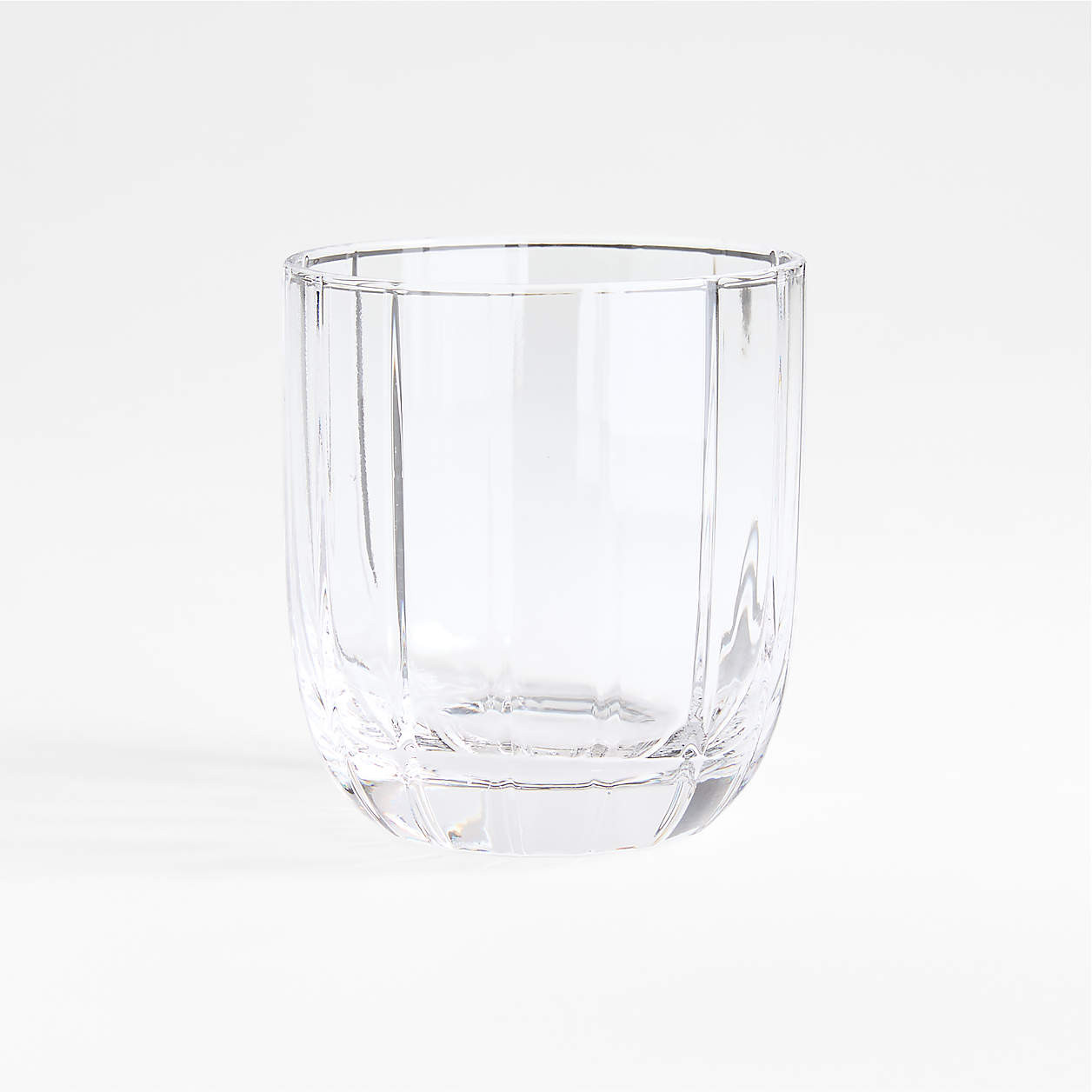 Hudson 10-oz. Double Old-Fashioned Recycled Glass | Crate & Barrel | Crate & Barrel