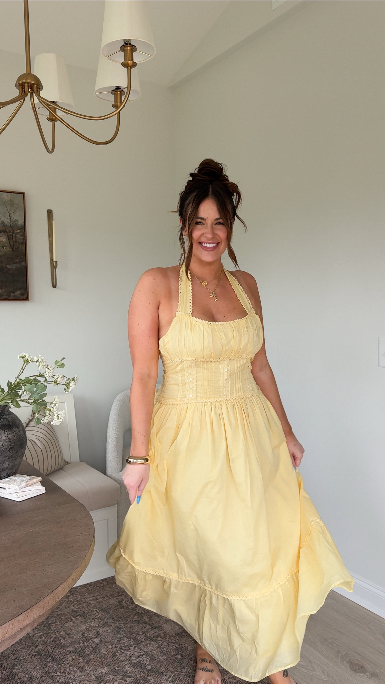 Summer maxi dresses! 💛 
yellow — wearing 10
pink — wearing large 
black — wearing 10 
blue — medium tall 

vacation outfits, summer date night outfits 

#LTKFindsUnder100 #LTKSummerEdit