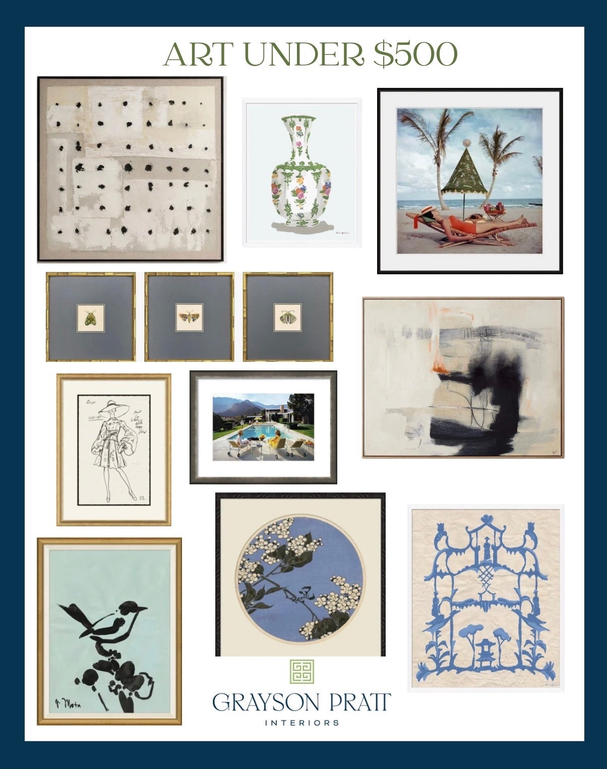 Original art is wonderful but you can find great pieces online that don’t scream mass-produced. These are some of my favorites for under $500

#LTKHome