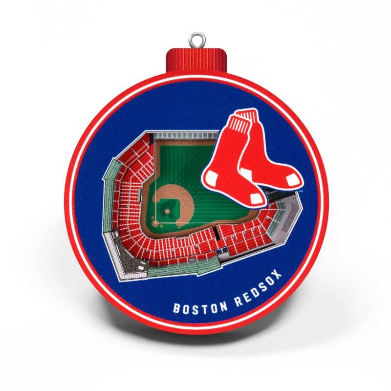 Officially Licensed MLB 3D StadiumView Ornament 2-Pack - Red Sox | HSN