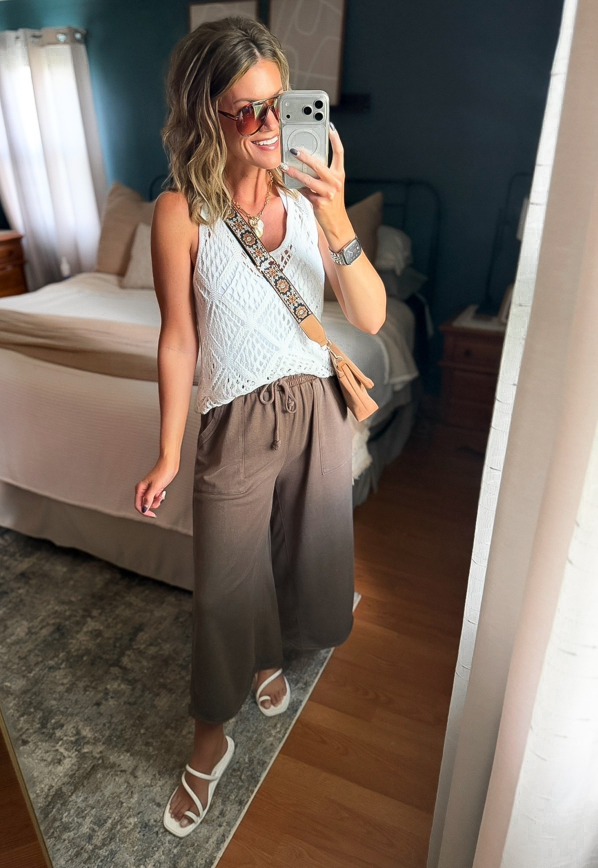 The comfiest sweatpants I’ve found on Amazon. 
Top/small
Pants/ medium

#LTKSeasonal #LTKOver40 #LTKmomlife