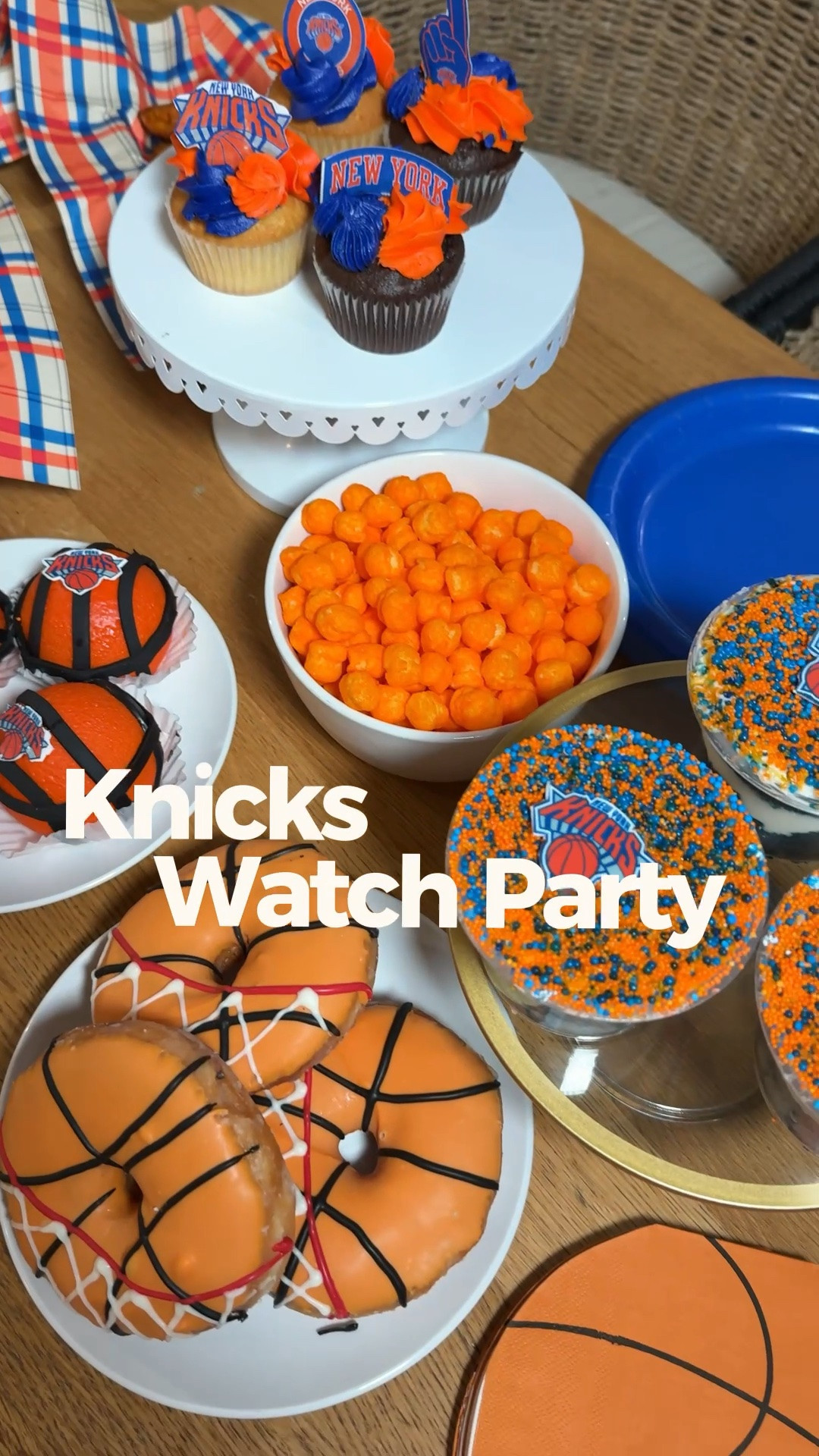 Go NY Go NY goooo! 🧡💙 Here’s everything  I used for this  setup! 🧡💙
.
.
#knicks #nbafinals #hosting #watchparty #nyknicks

#LTKdayinmylife #LTKgrwm #LTKmomlife