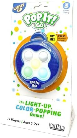 Buffalo Games Pop It Go - The Original Light Up - Colorful Pattern Popping Game for Kids and Fami... | Amazon (US)