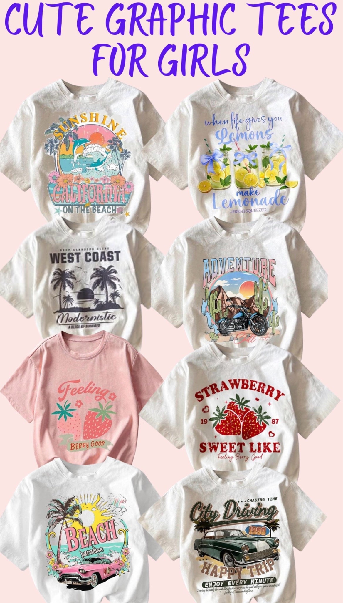Cute graphic tees for girls

#LTKKids