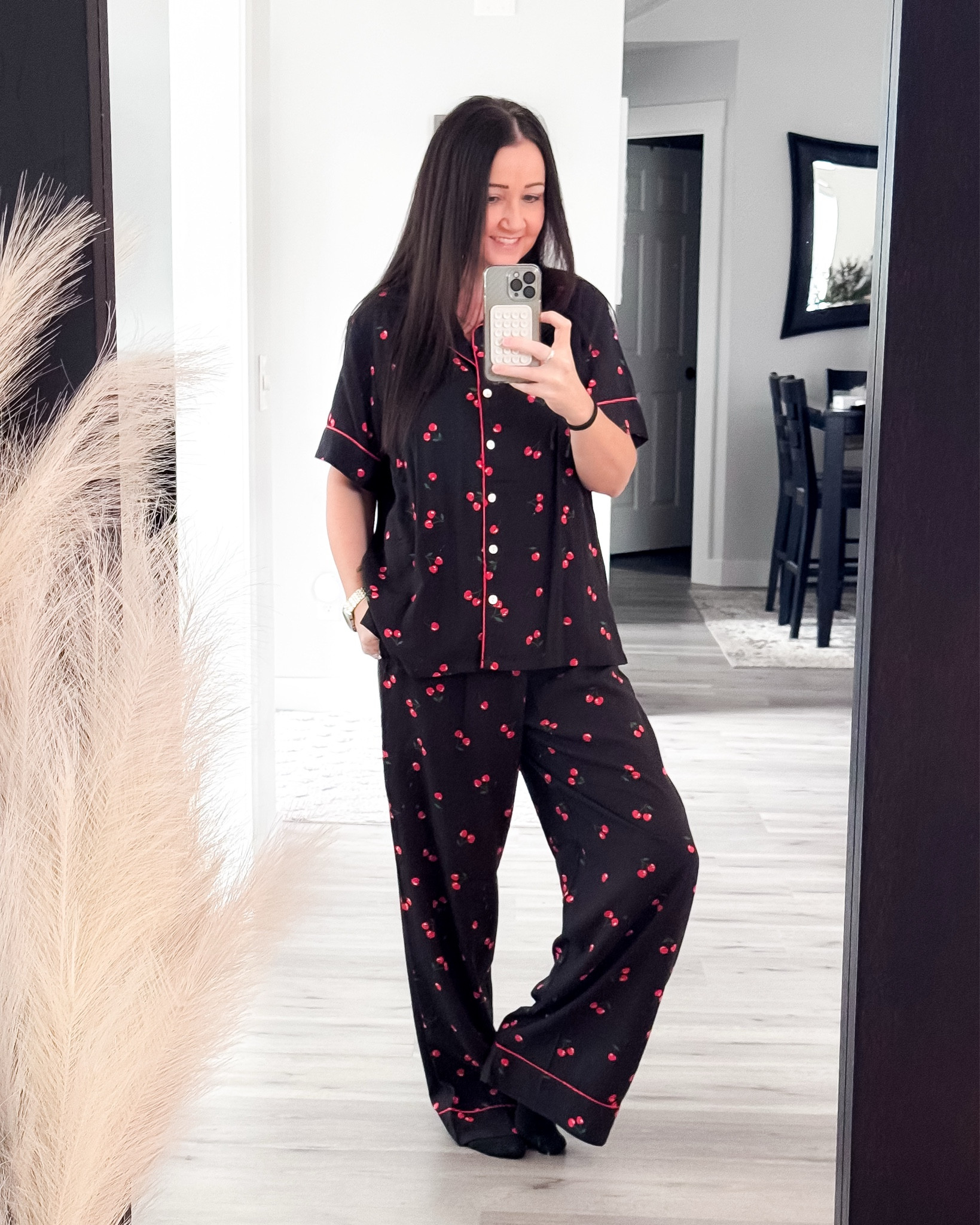 Obsessed is an understatement!
If you’re looking for cute, comfy, and festive pajamas, Joyous & Free Lounge absolutely nails it every time. Their Christmas pajama sets are the perfect mix of cozy-meets-cute. soft, breathable fabric with the most fun holiday prints that still feel chic (not cheesy).

This set is lightweight but cozy, drapes beautifully, and feels amazing for sleeping and lounging. I love the relaxed fit, button-front top, and flowy pants. Perfect for Christmas movie marathons, slow mornings with coffee, gift wrapping nights, and all the cozy moments in between. These also make the cutest gift for moms, sisters, besties, or yourself because honestly… you’ll want more than one print.

Holiday pajamas that feel elevated, comfy, and fun? Yes please.

Christmas pajamas• holiday pajamas for women • festive pajama sets • cute Christmas PJs • women’s loungewear set • button up pajama set • soft lounge pajamas • holiday sleepwear • cozy Christmas outfit • Christmas morning pajamas • giftable pajamas for women • holiday lounge set • festive sleepwear • Joyous and Free Lounge pajamas • holiday cozy • pajama style


#LTKHoliday #LTKGiftGuide #LTKOver40
