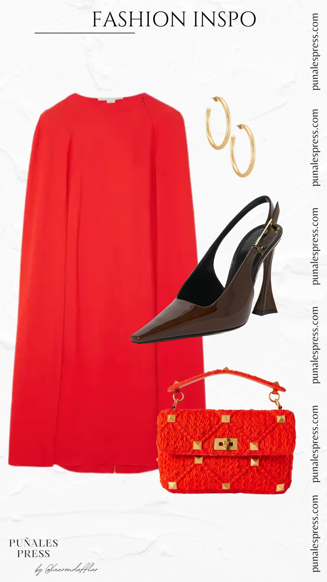 Hey style mavens! This red cape-effect crepe midi dress is an absolute showstopper! Picture yourself making an entrance in this bold and beautiful ensemble. Pair it with a striking red studded bag for a pop of edgy glamour, and complete the look with classic brown pump shoes for that perfect balance. Ready to slay? Shop the look now! 💃 #BoldAndBeautiful #FashionistaVibes

#LTKparties #LTKstyletip #LTKFestival