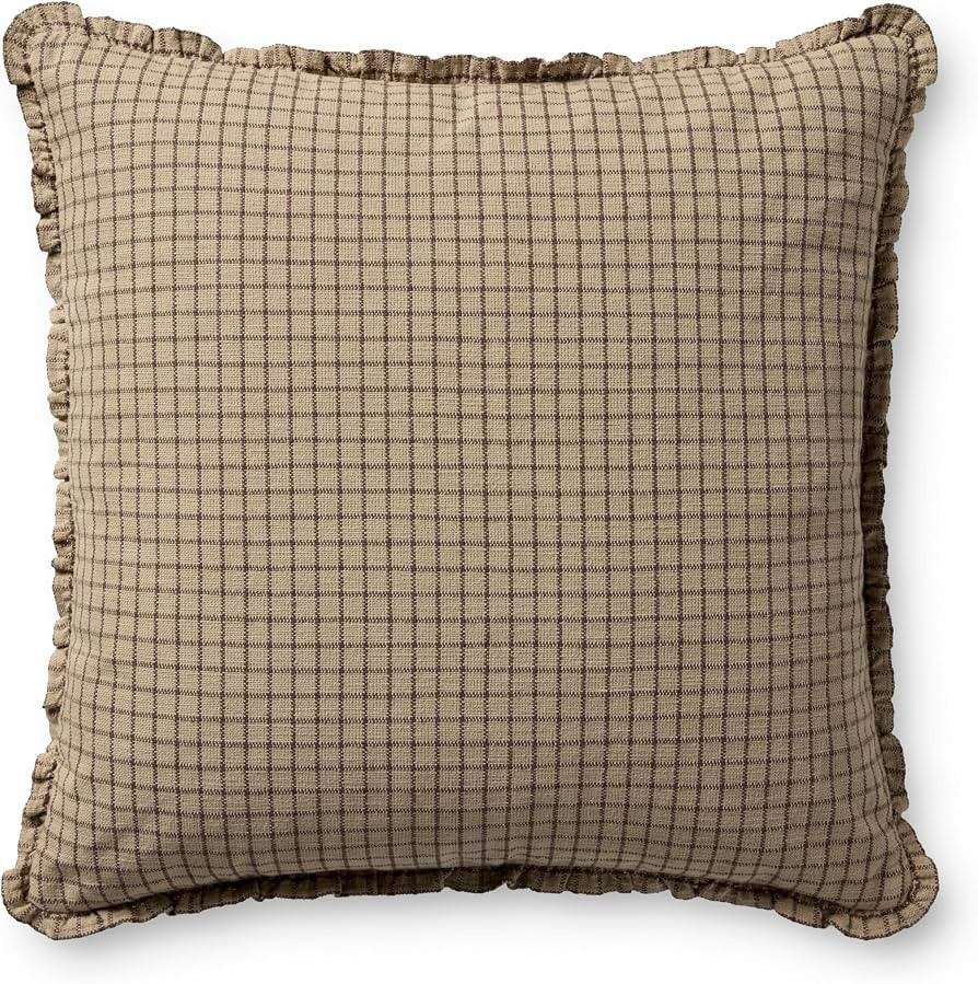 Loloi Chris Loves Julia Dinah Mushroom 22'' x 22'' Cover Only Pillow | Amazon (US)