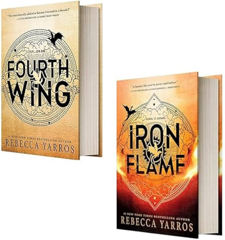 The Empyrean Series 2 Books Collection Set By Rebecca Yarros (Fourth Wing, Iron Flame) | Amazon (US)