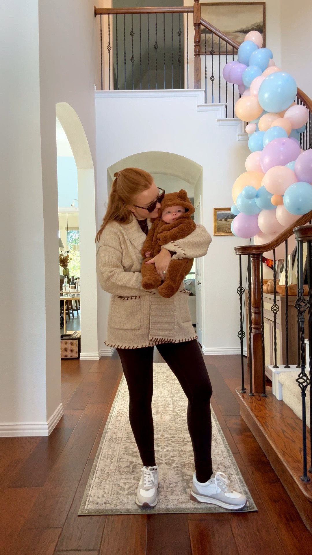 ☕️ Cozy layers + coffee = my fall morning uniform.
Linked my exact cardigan, leggings & sneakers on the LTK app 🤎
#LTKFallFashion #LTKunder100 #LTKworkfromhome

#LTKSeasonal #LTKWorkwear #LTKStyleTip