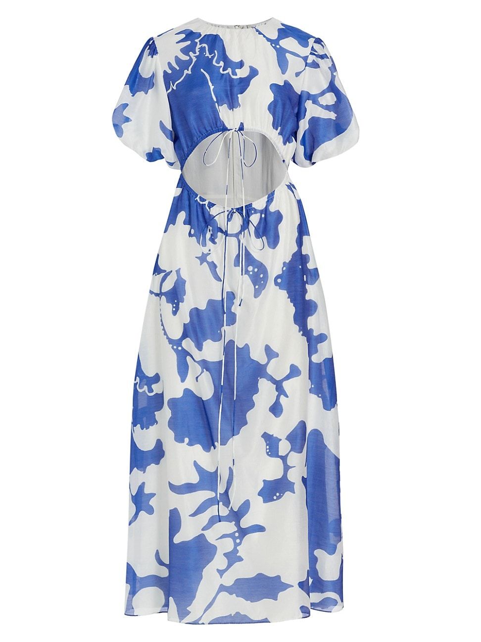 Women's Vivi Puff-Sleeve Maxi Dress - Merce Abstract - Size 2 - Merce Abstract - Size 2 | Saks Fifth Avenue