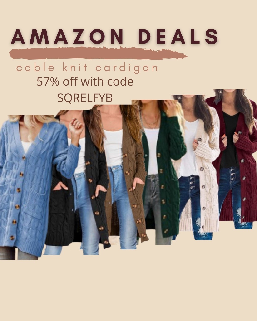 $16 ends 10/5

Amazon fashion
Amazon deals
Cable knit sweater

#LTKSaleAlert