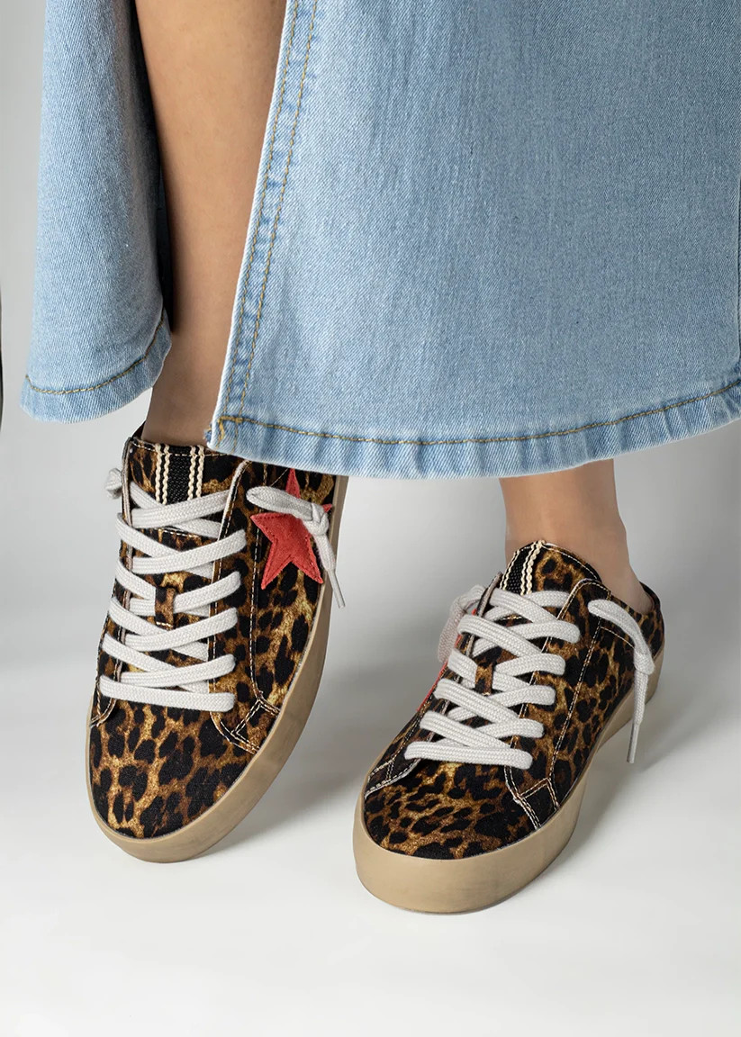 POLKA Leopard Print Mule Sneaker – SHUSHOP | SHUSHOP