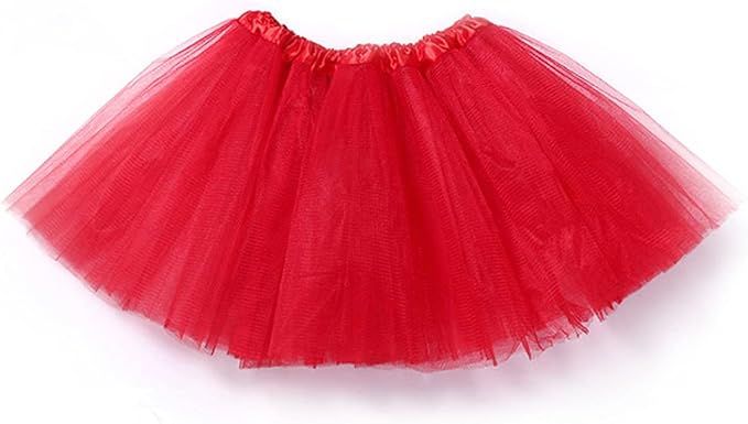 HIWIND Tutus for Women 5 Layered Tutus Skirt Girl Teens Short Skirt Halloween Party Favor Costume... | Amazon (US)