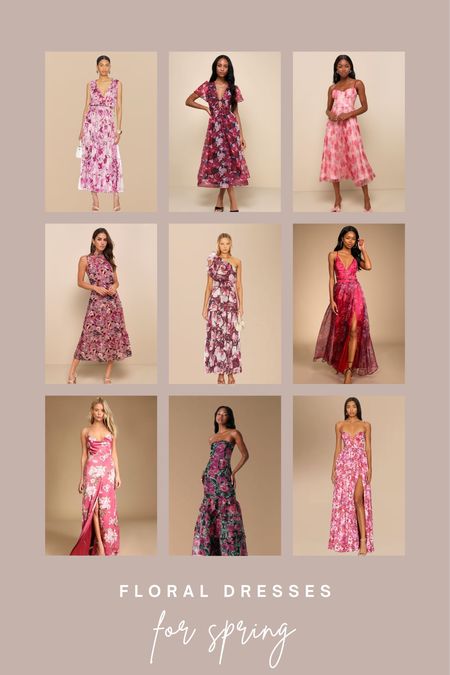 Floral dresses for spring 🌸

Wedding | wedding look | wedding guest dresses | floral outfit | flower dress | revolve | what to wear to wedding events | wedding looks | outfit for wedding guest | spring dress | wedding season | rehearsal dinner | bridal shower | bachelorette party | multicolor floral | pink floral | baby shower | Lulus | Revolve 

#LTKwedding #LTKSeasonal #LTKSpringSale