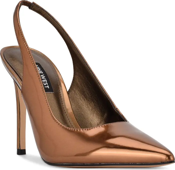 Nine West Feather Slingback Pump (Women) | Nordstrom | Nordstrom