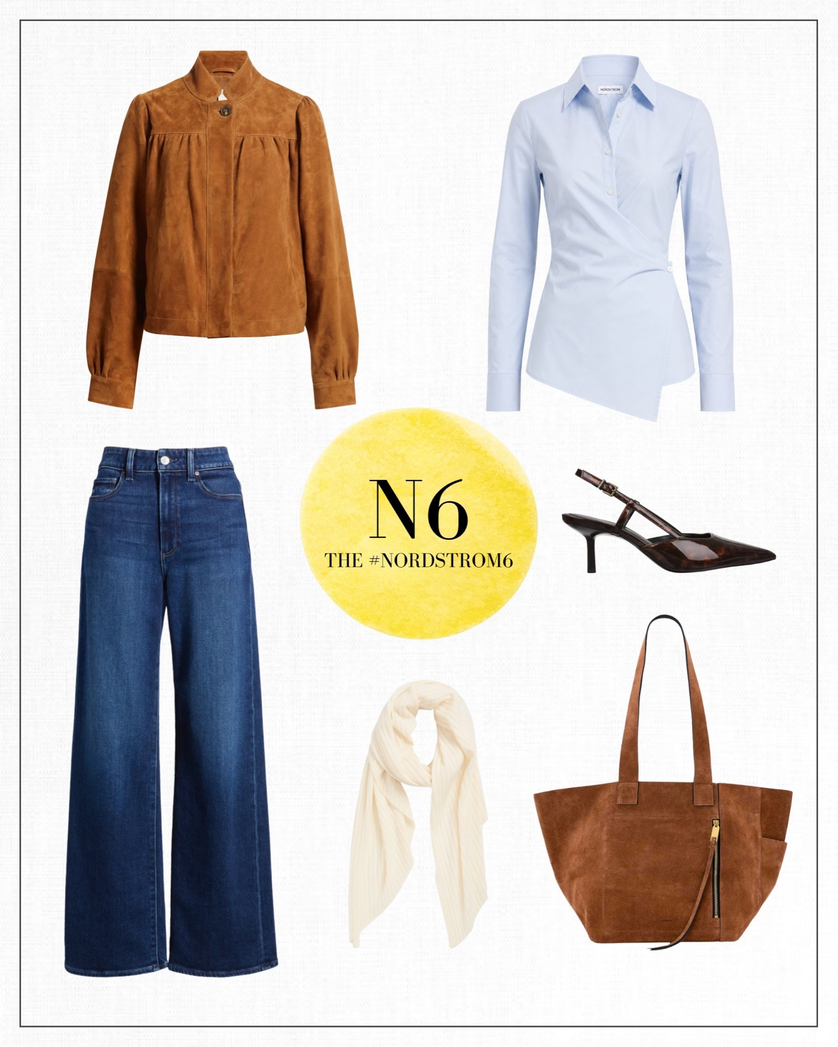 The July N6 - NSale Drop

6 pieces you need for July. All on sale. 

Jeans fit tts.  I wear a size 26. 
Button up fits tts. I'm wear size Xs.
Jacket fits tts, I'm wearing size XS. 
Shawl is perfect for fall, travel & gifts. 
Slingback heels are so cute and comfy.  It fits tts.  (TMI- I have a bunion, so I’m suzingbuo a half size).

#LTKOver40 #LTKSeasonal #LTKSaleAlert