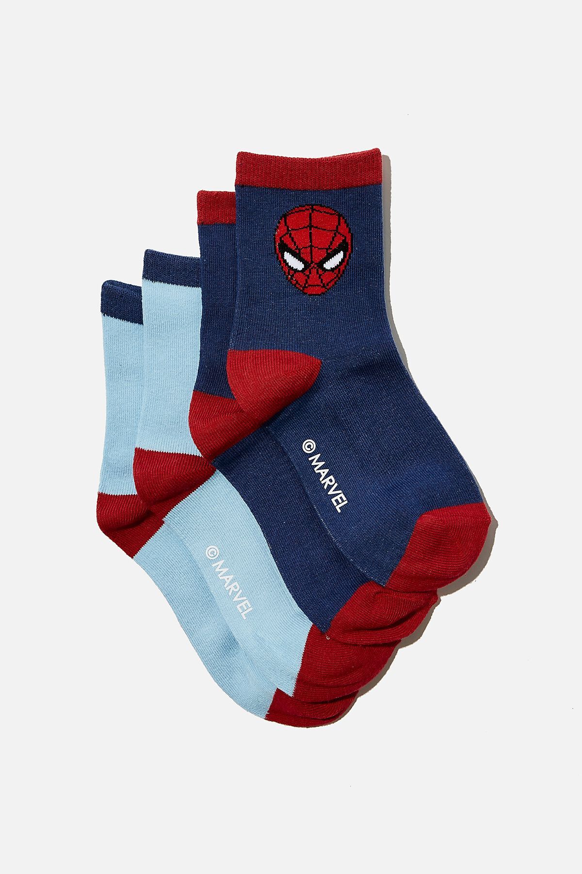 2Pk Spiderman Crew Sock | Cotton On (ANZ)