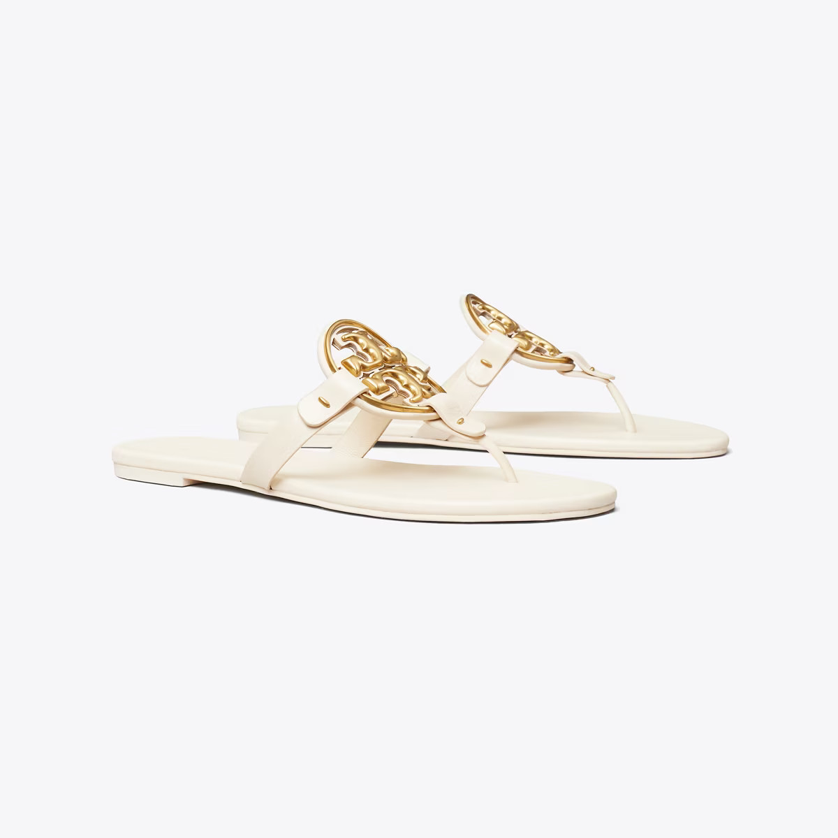 MILLER SOFT METAL LOGO SANDAL | Tory Burch (US)