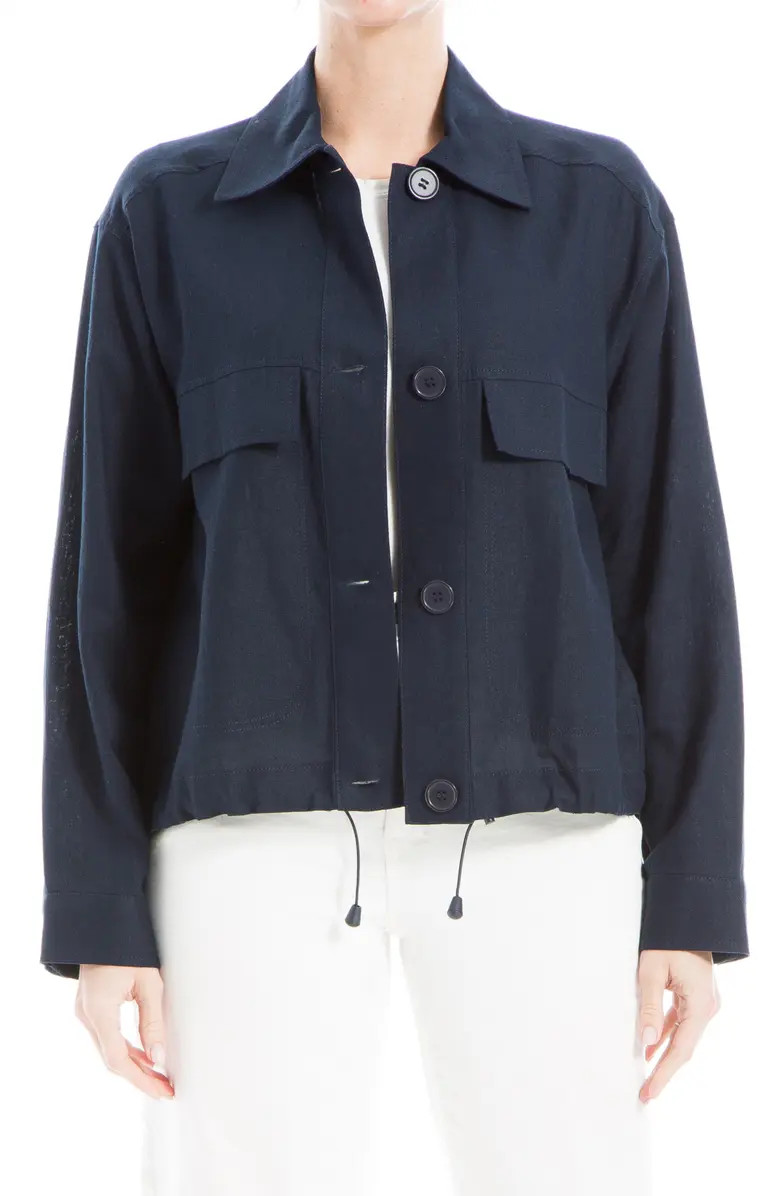 Linen & Cotton Utility Jacket | Nordstrom Rack