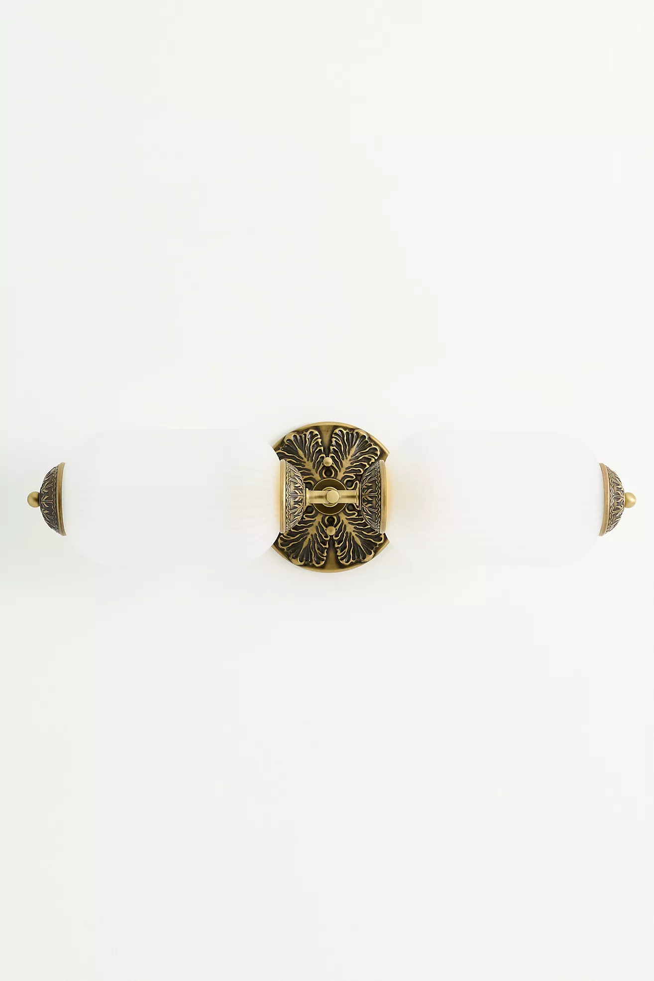The Eloise Scallop Ribbed Glass Vanity Sconce Wall Light | Anthropologie (US)