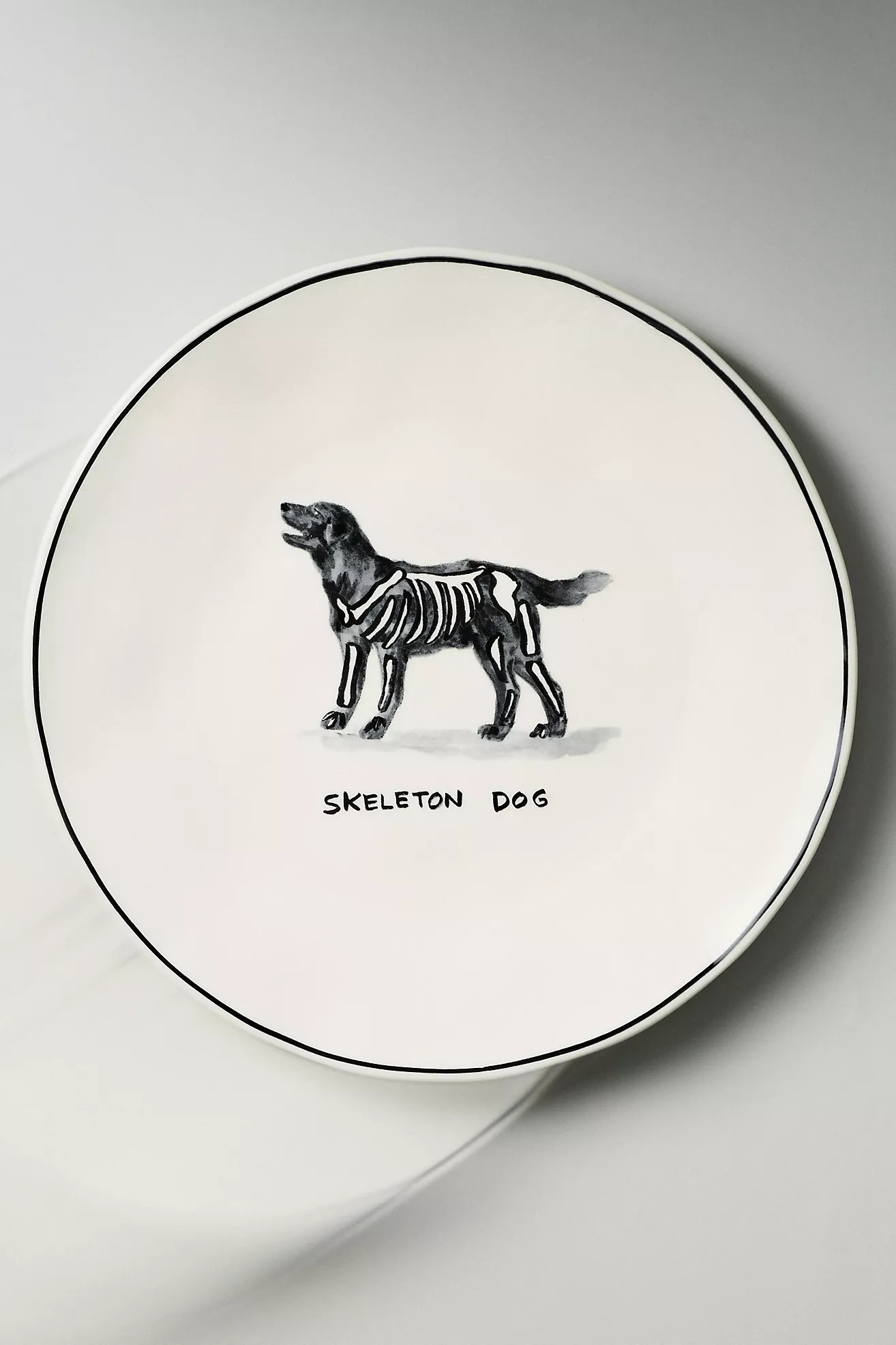Molly Hatch Stoneware Halloween Dog Dessert Plate | Anthropologie (US)