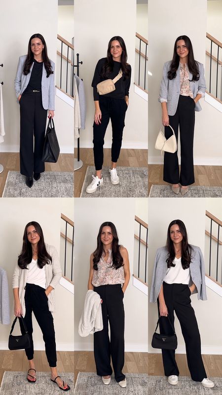 So many ways to wear the pieces from the Gibsonlook Core Capsule! 👏🏼 

Code TAYLOR25 = 25% the collection (for a limited time)!! 🤍

Sleeveless blouse: sized down (XS)
Black trousers: true to size (S) 
Long cardigan: true to size (S) 
Notch collar blazer: true to size but I sized up for a roomier fit (M)
V-neck tee: sized down (XS) 
Slouchy long sleeve tee: true to size (S) 
Cargo joggers: true to size (S) 

Capsule wardrobe / closet staple / wardrobe staples / closet classics / workwear 



#LTKstyletip #LTKworkwear #LTKsalealert