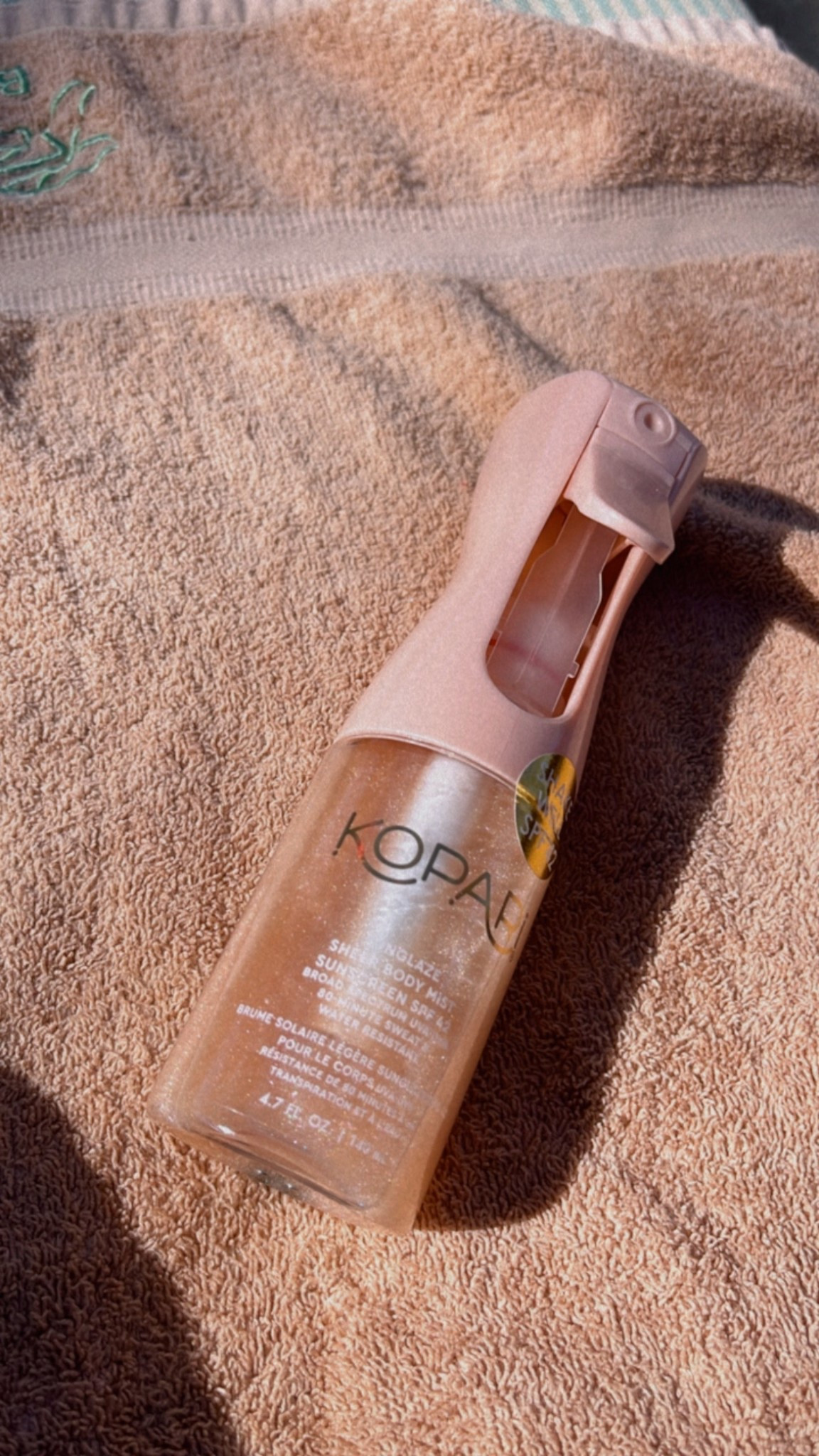 An essential in your summer beach or pool bag to keep your skin protected and glowing brighter than the sun! ☀️
Kopari’s Sunglaze Sheer Body Mist Sunscreen SPF 42 slays all day!!

#LTKSeasonal #LTKSwim #LTKTravel